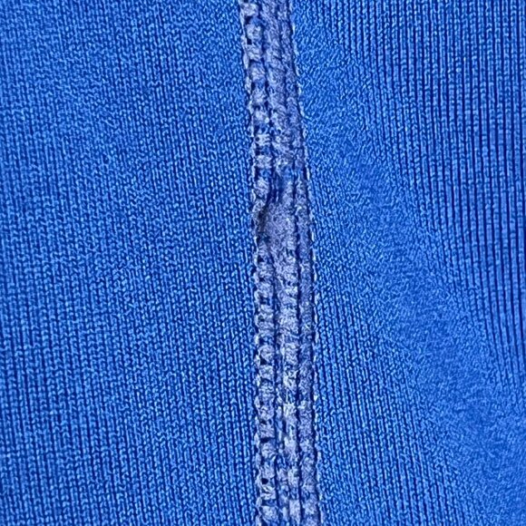 Nike Pro Combat Dri-Fit Shirt Men's Medium Blue Compression Mock Turtleneck L/S - Picture 13 of 13